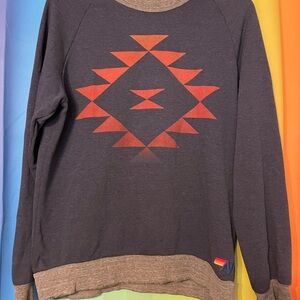⚡️Aviator Nation Sweatshirt S blue gray and red